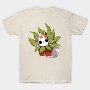 Cat in a Plant T-Shirt